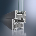 Okno Schüco Alu Inside w kolorystyce AutomotiveFinish, Schüco