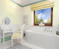 Aranżacja z kolorami z palety Relaks, Tikkurila