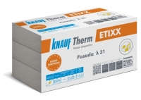 Styropian Knauf Therm ETIXX Fasada λ 31 cechuje się współczynnikami TR i&nbsp;BS na poziomie 100 kPa