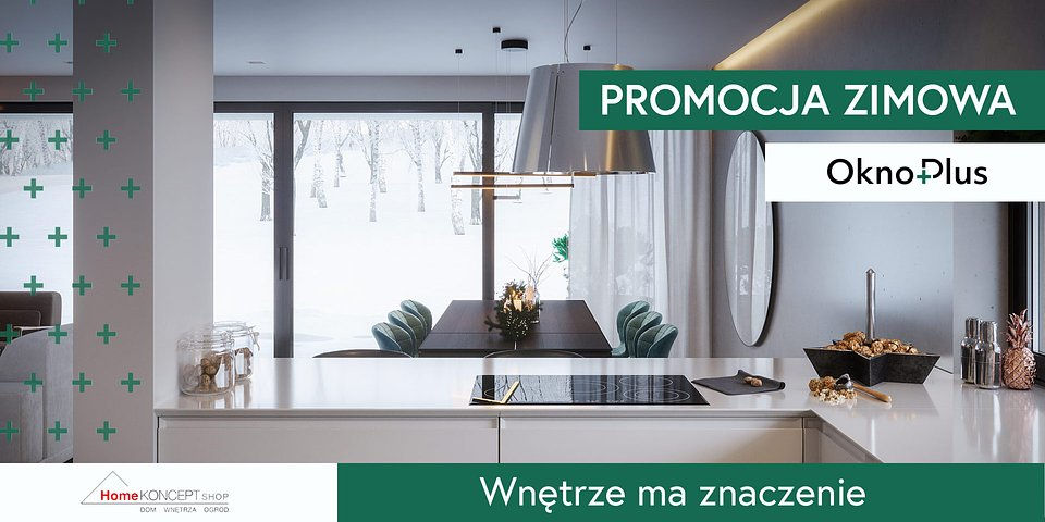 Piękne na zewnątrz, niezawodne wewnątrz. Okna i drzwi w zimowej promocji OknoPlus