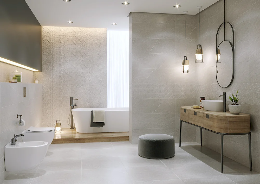 Łazienka z marmurem – pomysły na wyjątkowe wnętrza z płytkami Opoczno